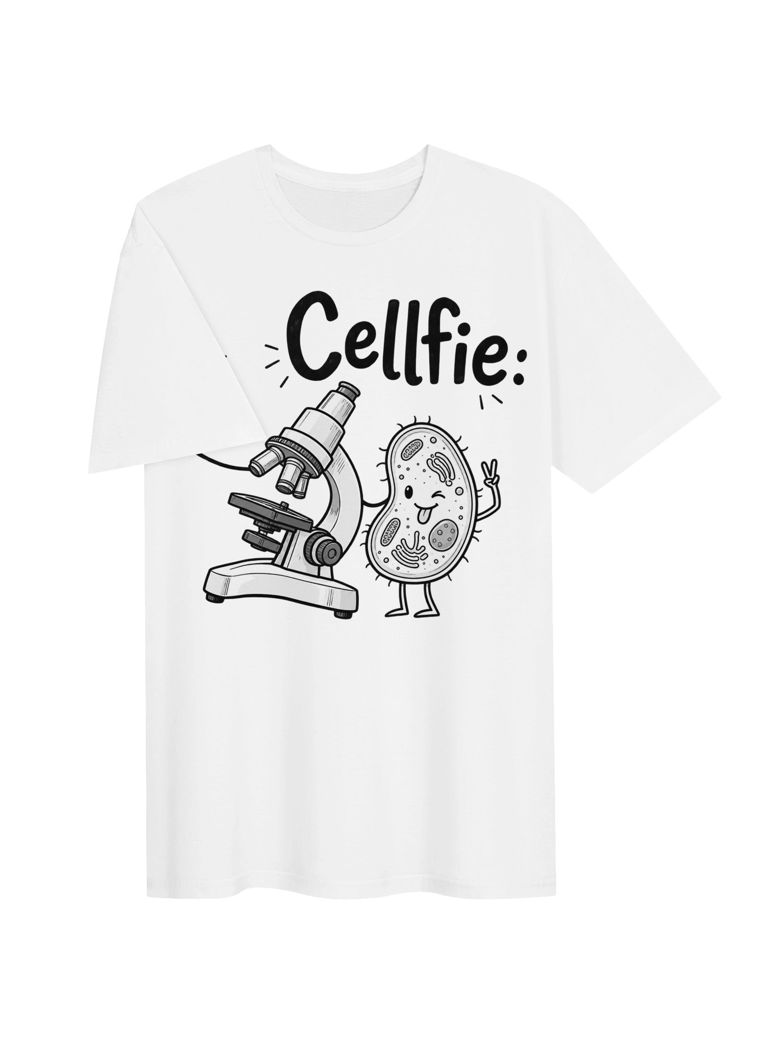 Cellfie – Funny Cell & Microscope Science T-Shirt product image (33)
