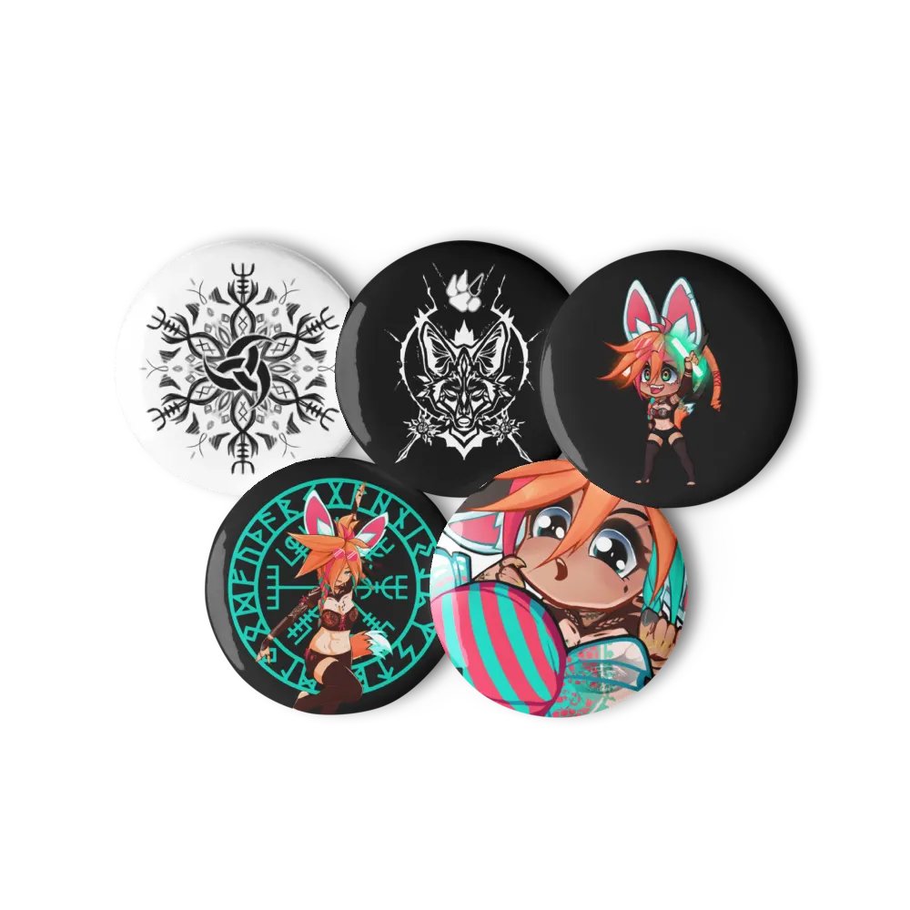 Set of Karoboard Pin Buttons product image (6)