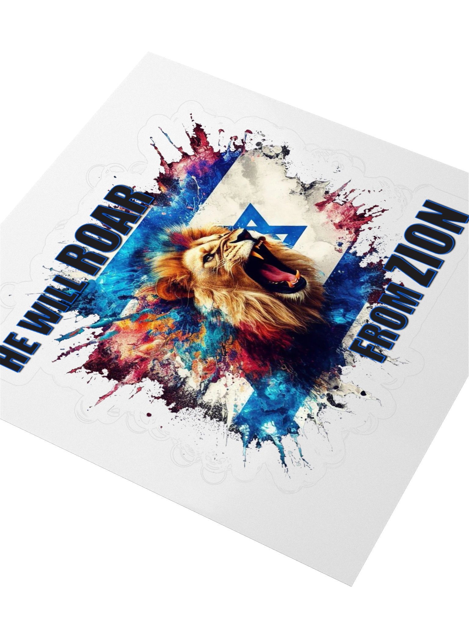 "HE WILL ROAR FROM ZION" Sticker Set product image (3)
