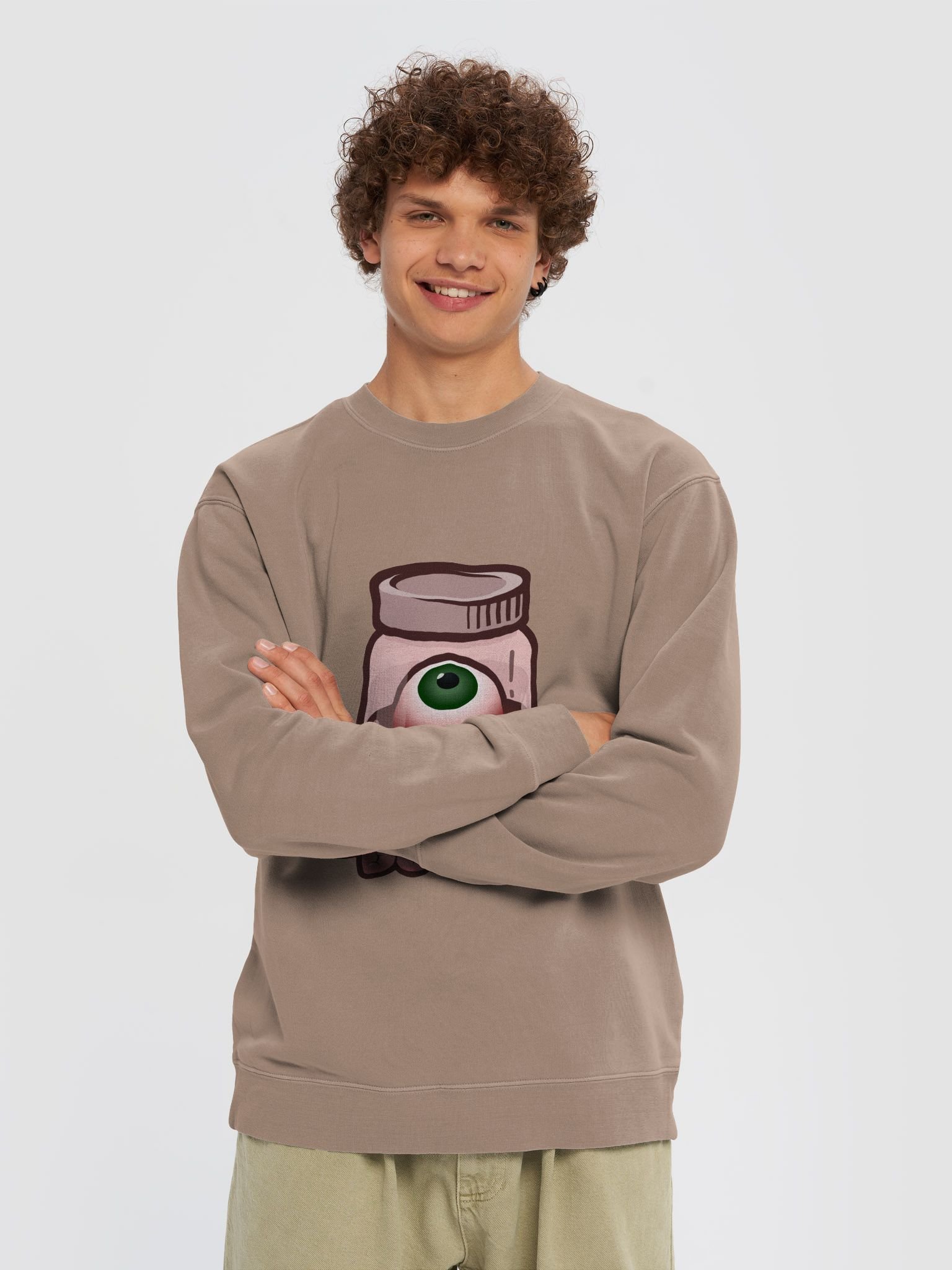 Unisex Midweight Pigment Dyed Sweatshirt product image (4)