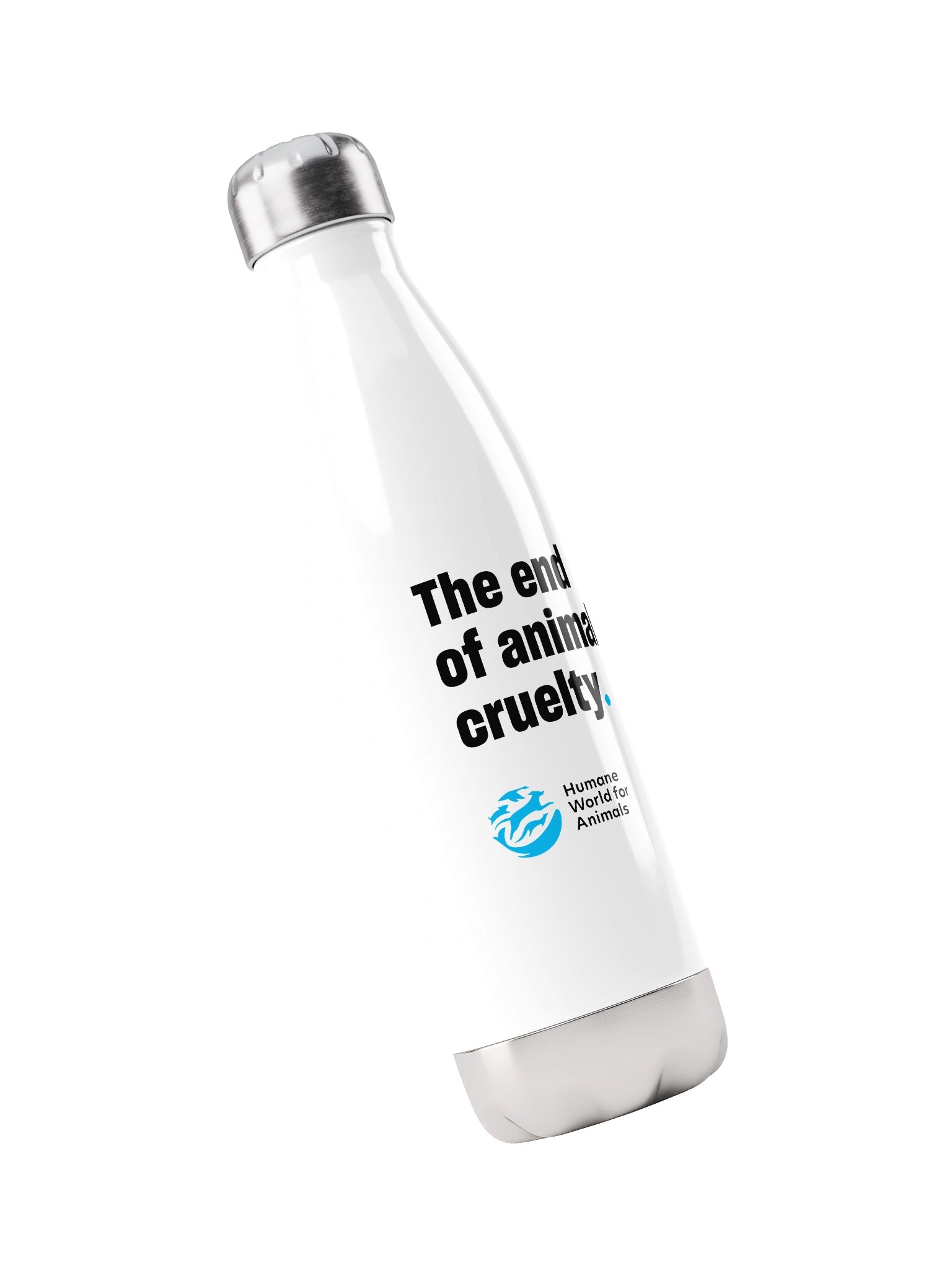 The end of animal cruelty, Stainless Steel Water Bottle product image (3)