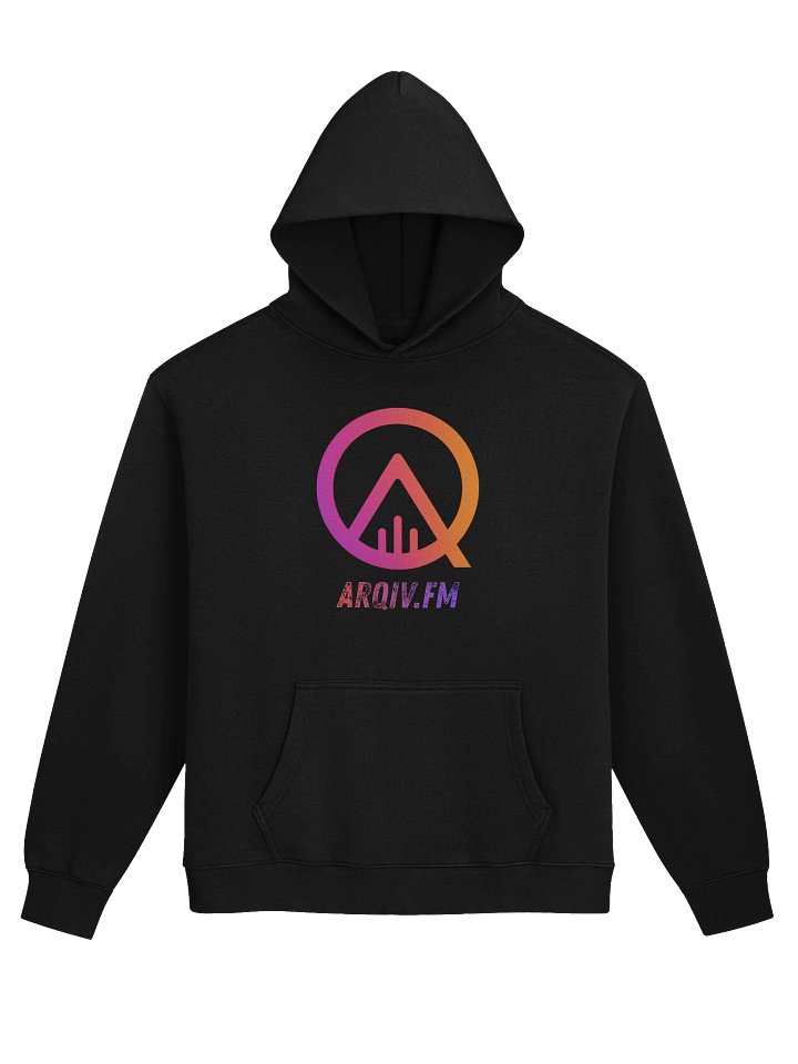 Arqiv short logo hoodie product image (1)
