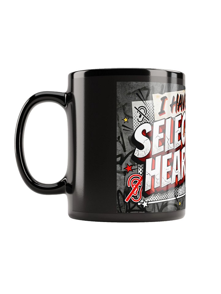 Comic Confession Black Mug product image (1)