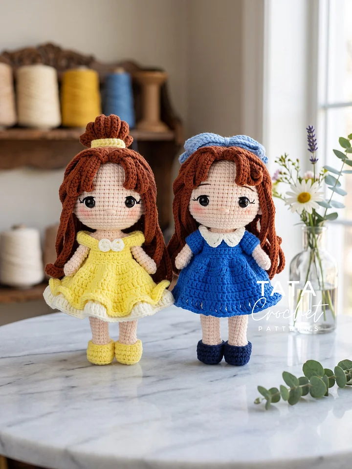 Chibi Doll Amigurumi Crochet Pattern - Bundle 3 | Digital Download PDF product image (2)