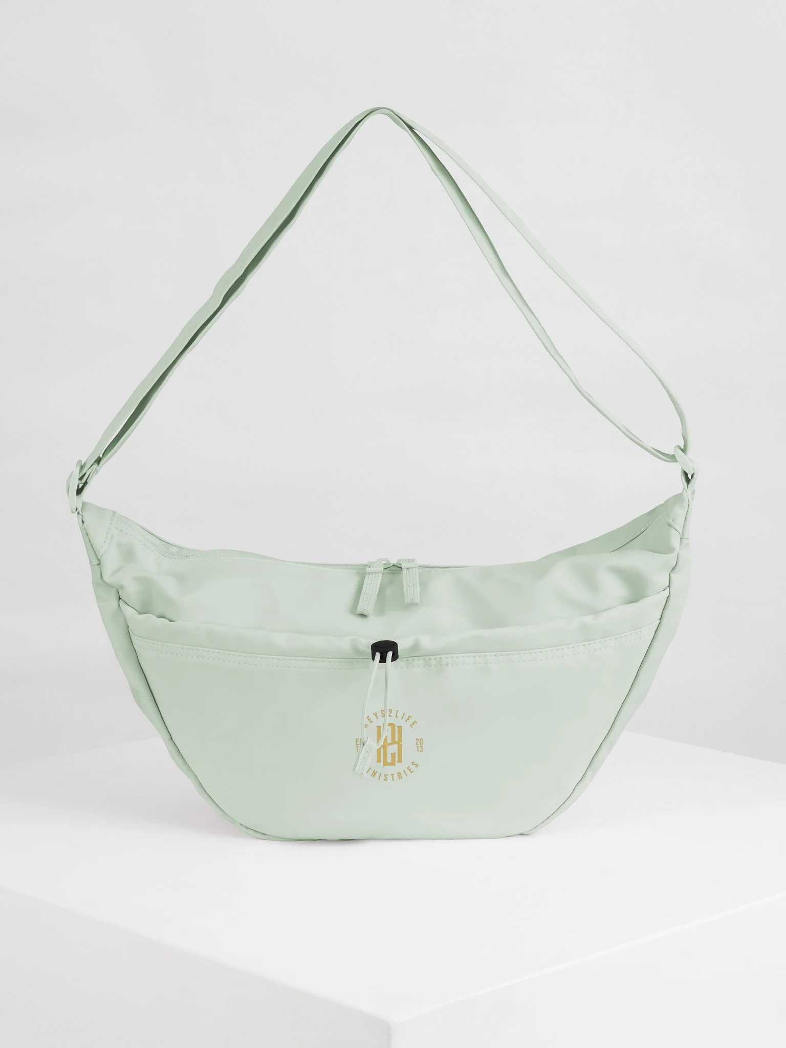 KeysLife Ministries Gold Emblem Crossbody Bag product image (1)
