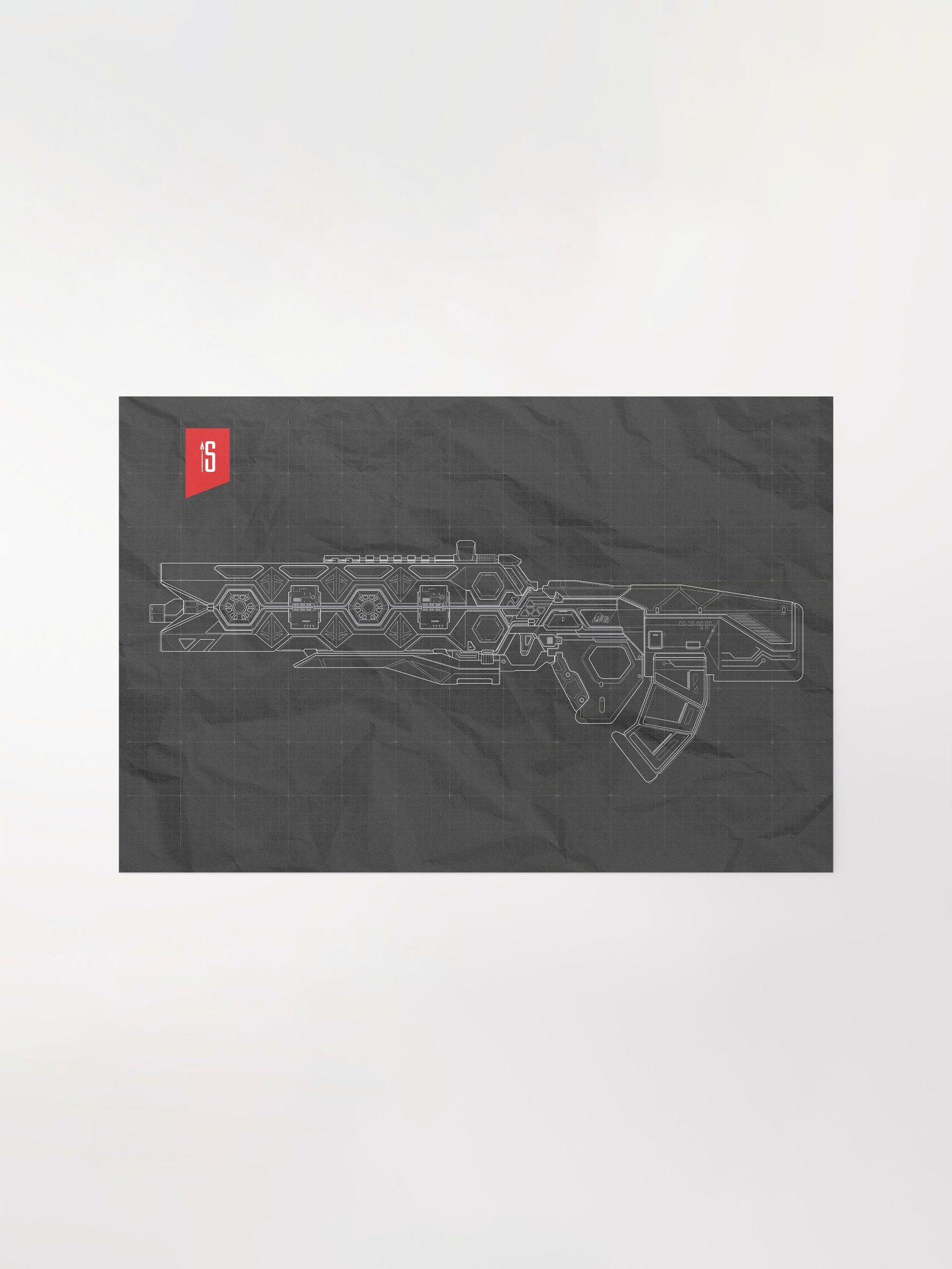 FLT.LN S4 // Schematic Poster product image (1)