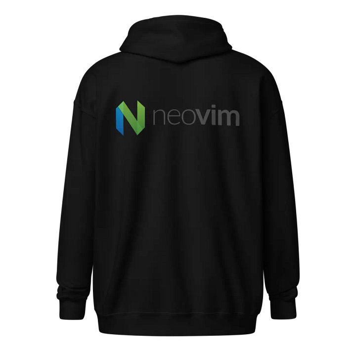 Neovim Hoodie (zipper) product image (1)