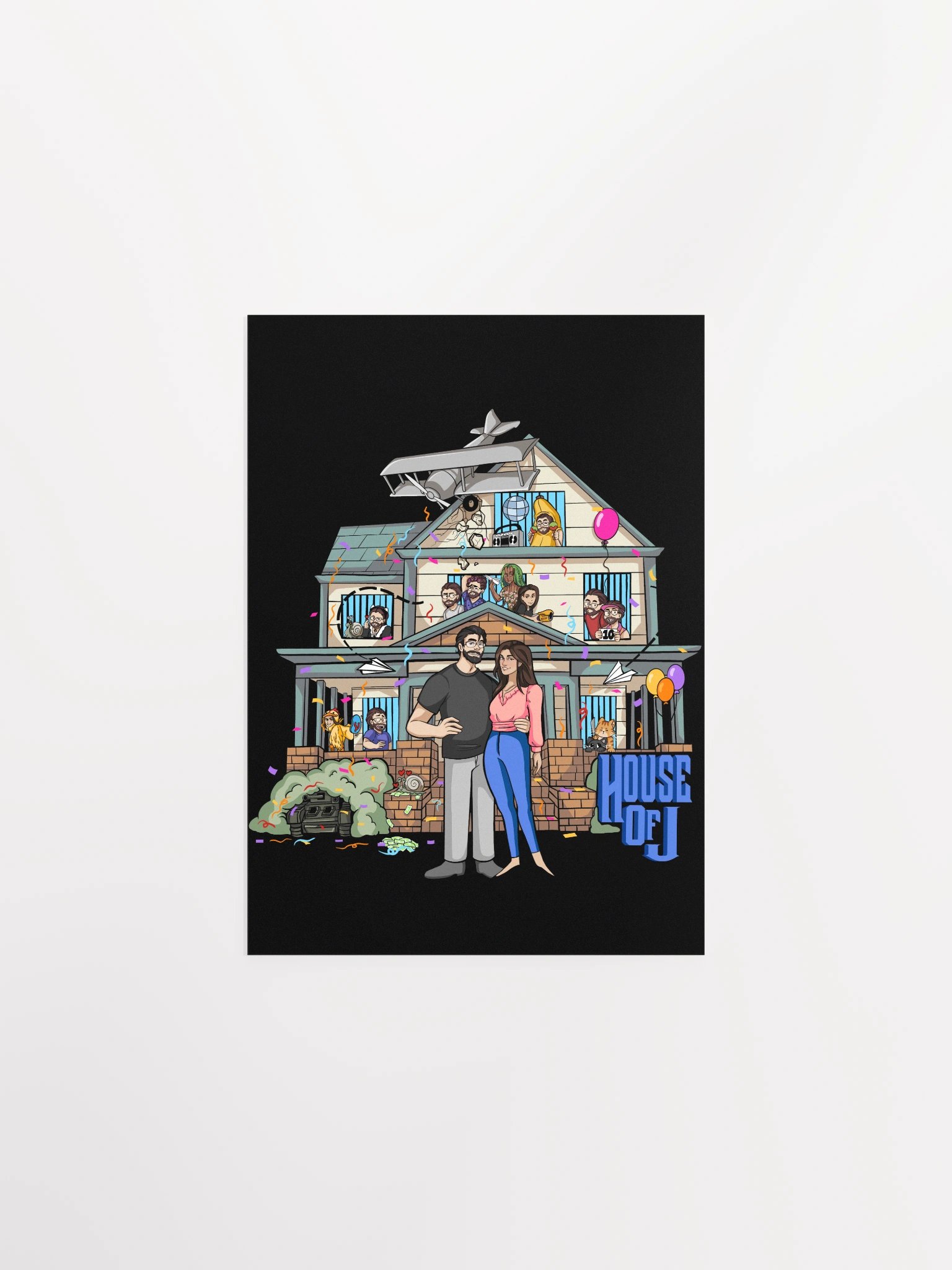 "Full House of J" Poster (Dark) product image (1)