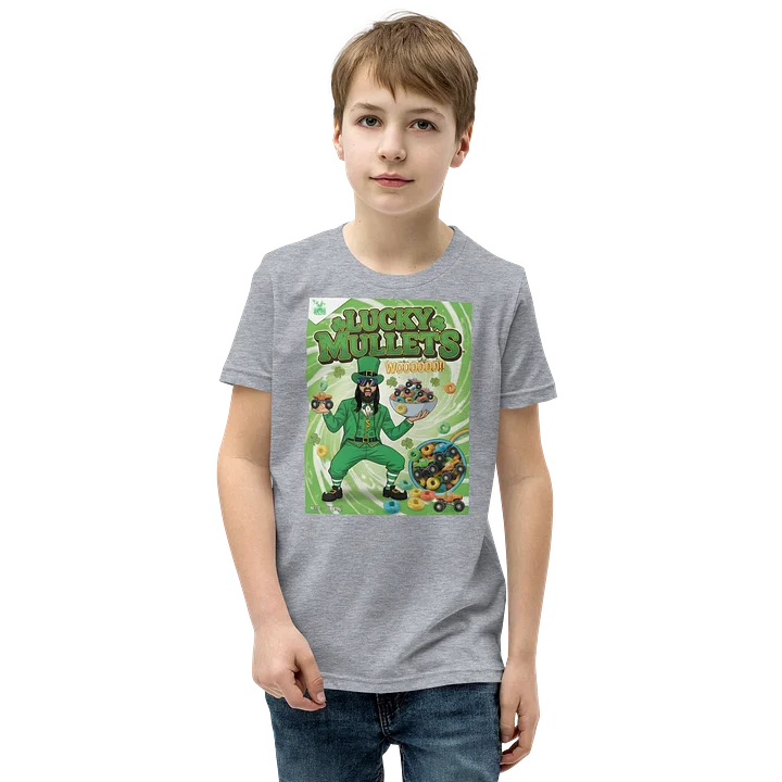 Bella+Canvas Youth Short Sleeve T-Shirt : LUCKY MULLET product image (8)