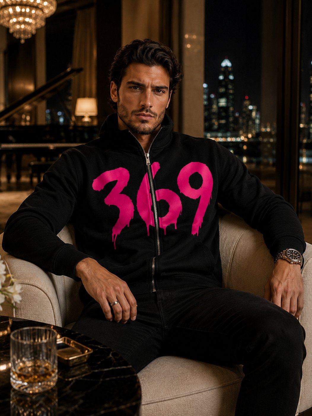 Hot Pink 369 Track Jacket product image (3)