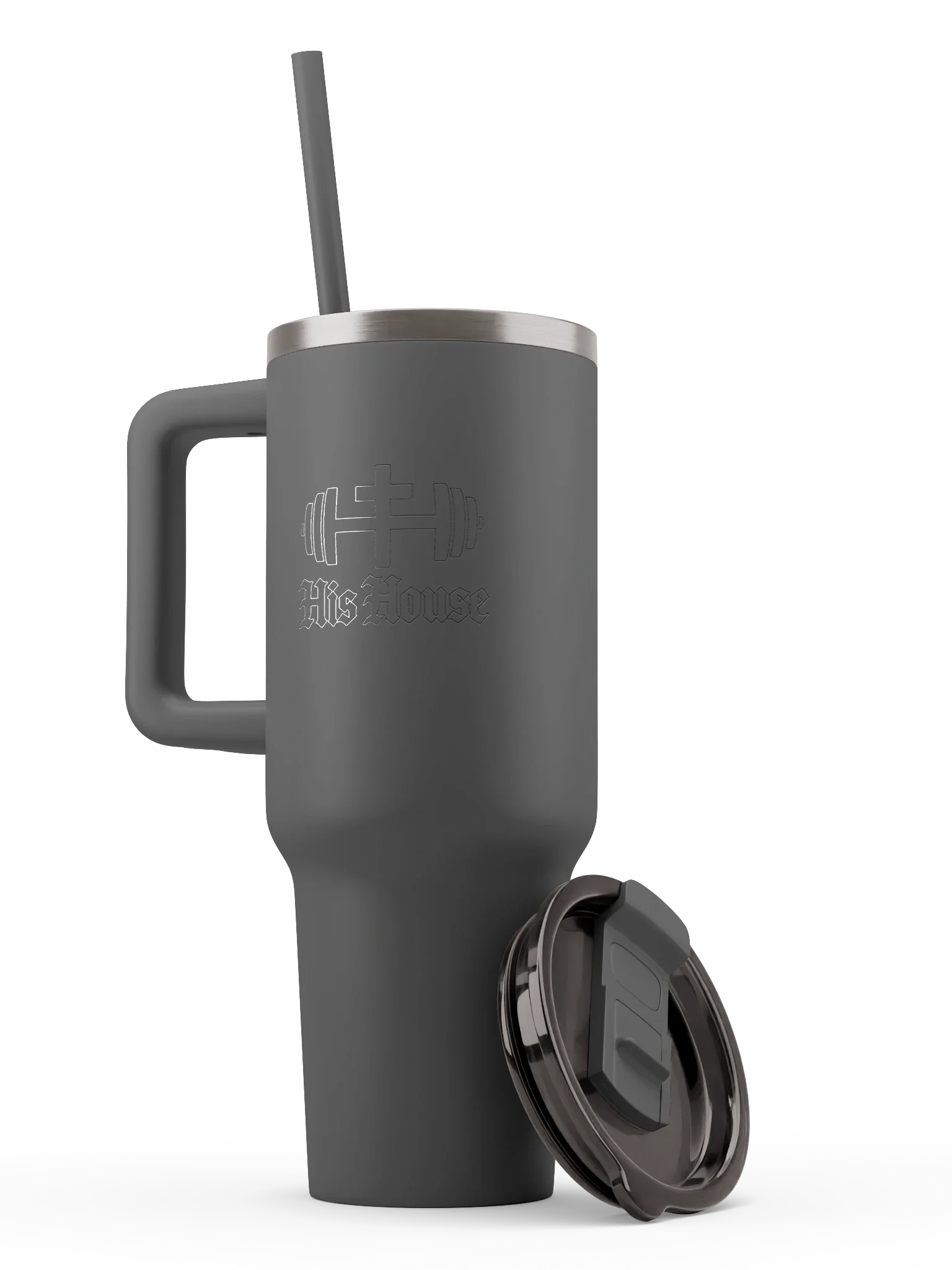 His House Vacuum Insulated Travel Tumbler With Straw by His House