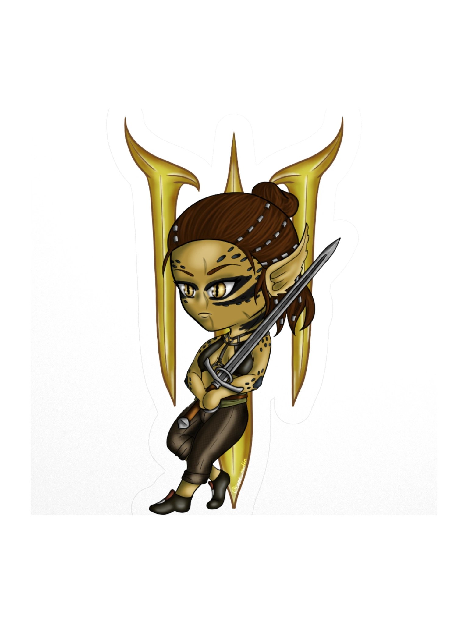 Chib Githyanki Warrior Sticker product image (1)