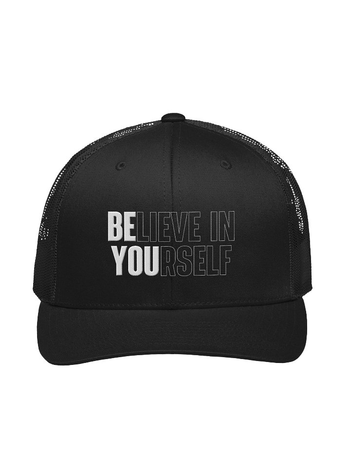 Believe In Yourself Motivational Quote Inspiration Positive Trucker Hat product image (2)