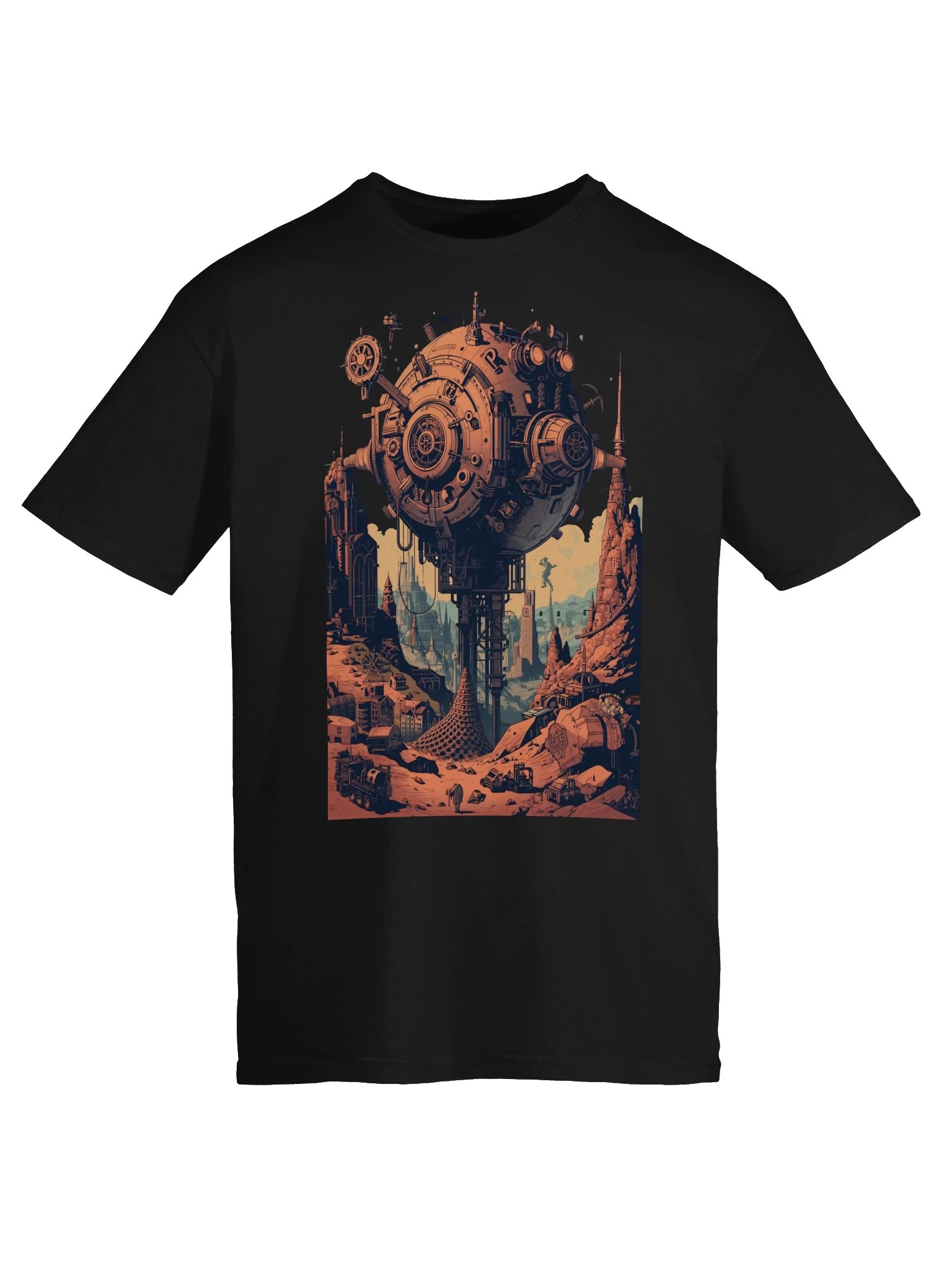 Orbital Outpost Sci-Fi T-Shirt product image (4)