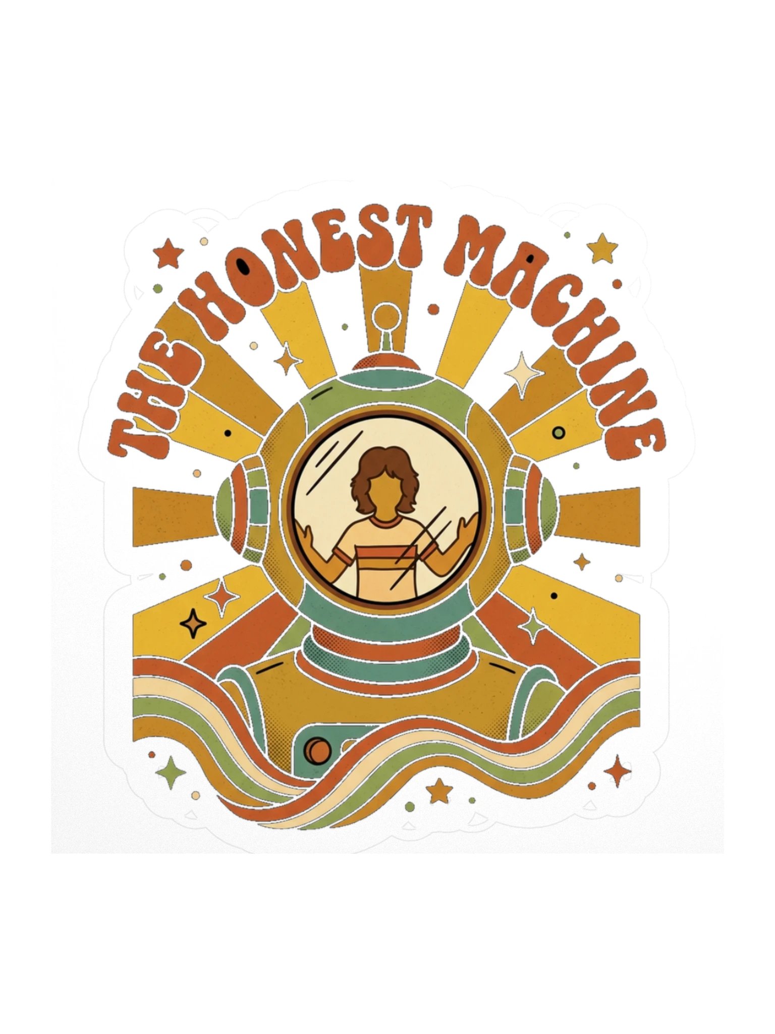 The Honest Machine — Sticker product image (1)