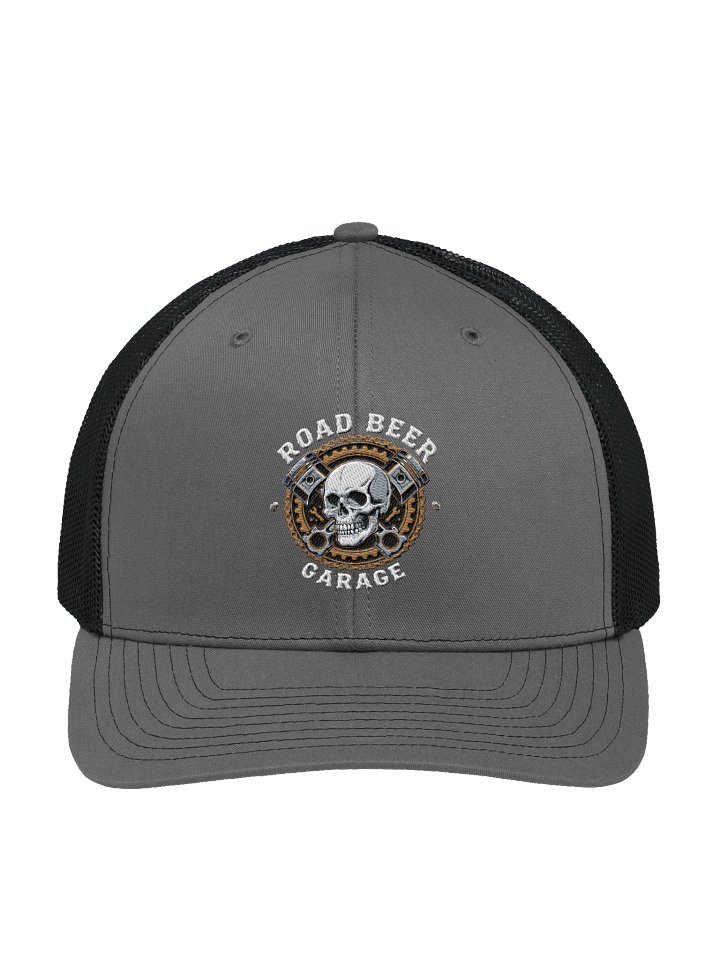 Mechanical Skull Trucker Hat product image (1)