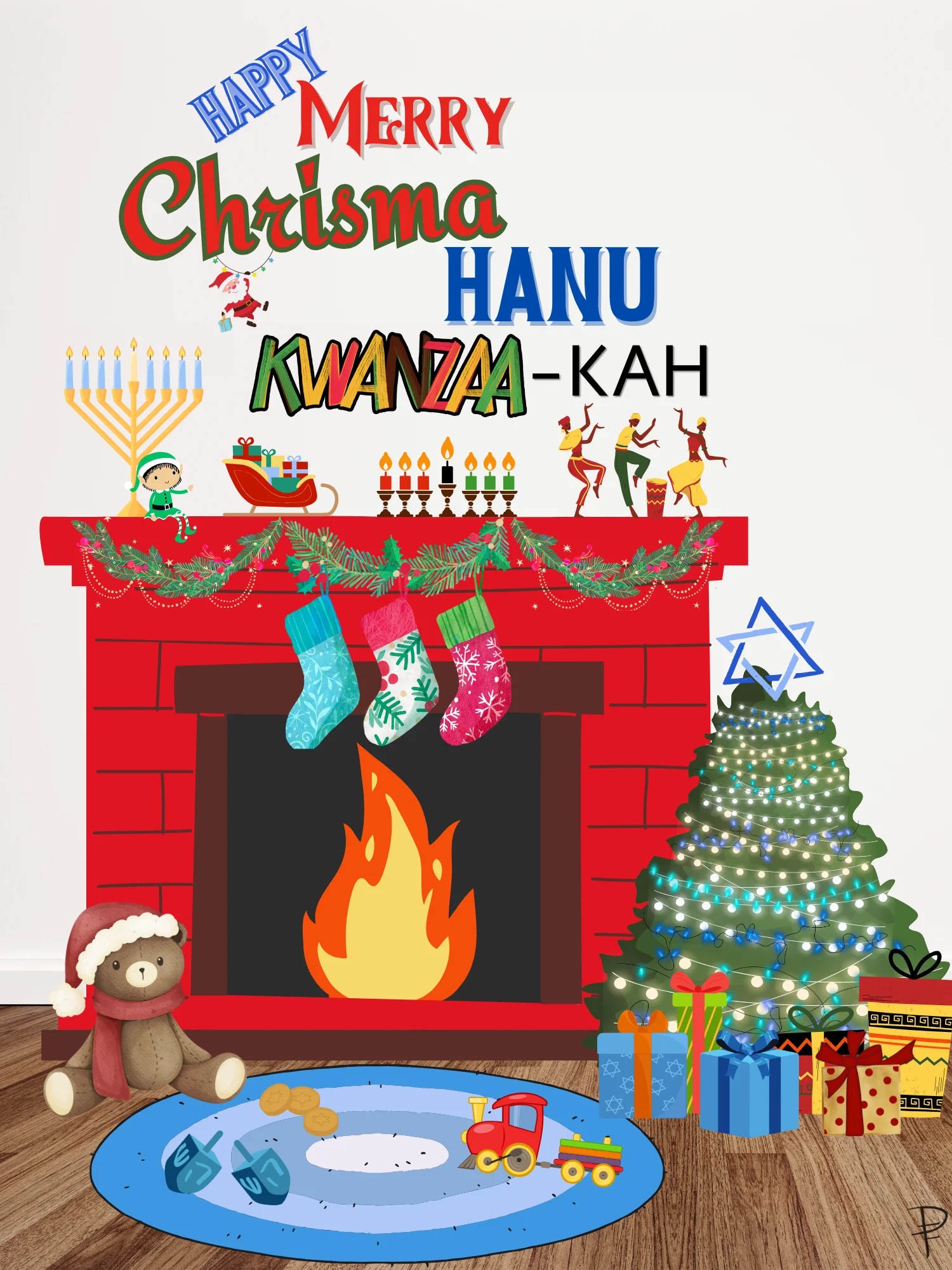 CHRISMAHANUKWANZAAKAH - TEE product image (33)