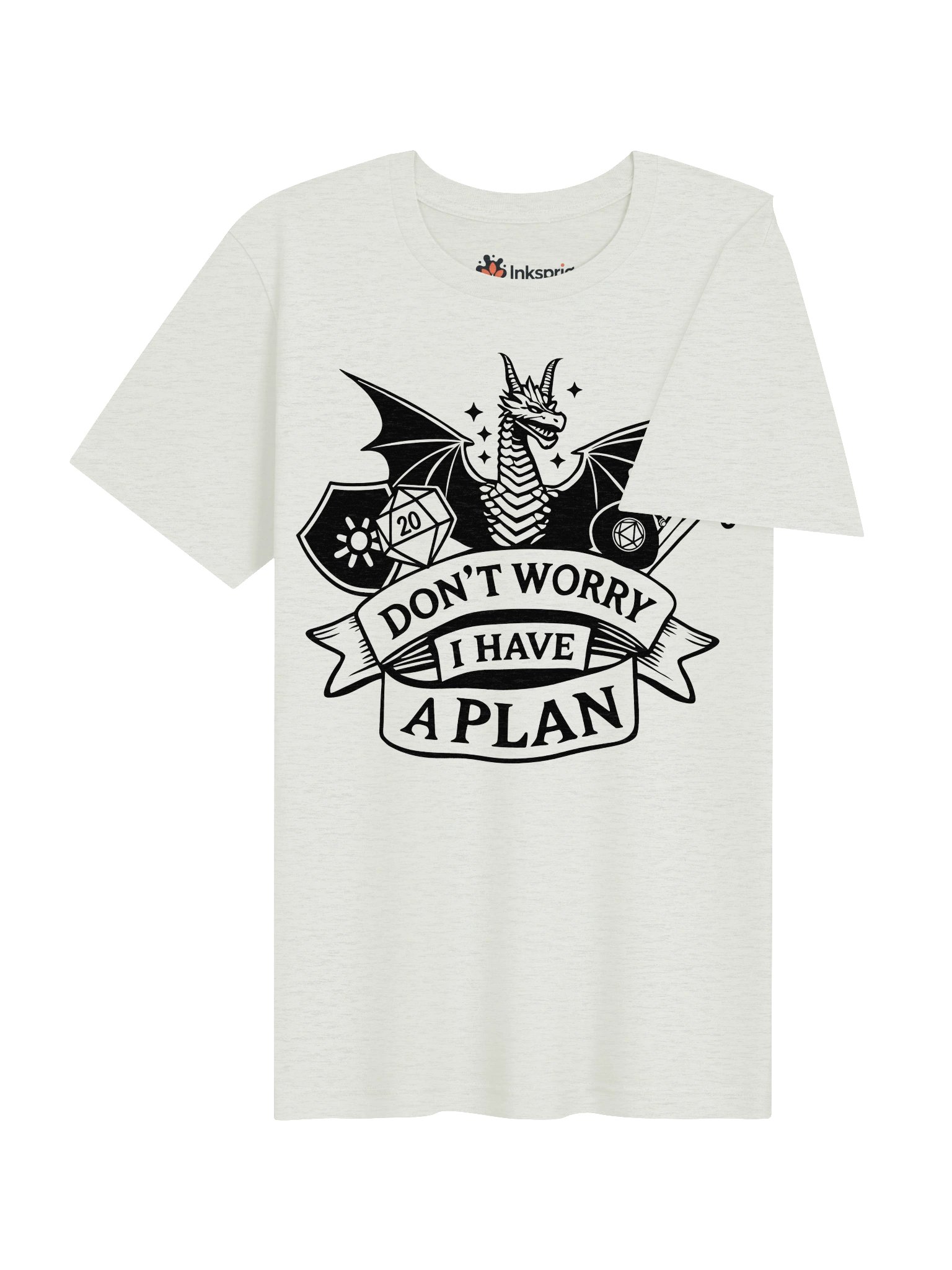 "Don't Worry I Have a Plan" RPG Graphic T-Shirt product image (4)