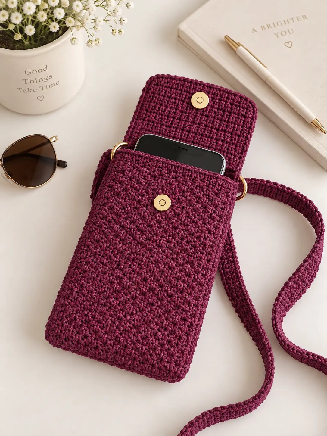 Crochet Phone Bag PDF Pattern product image (3)