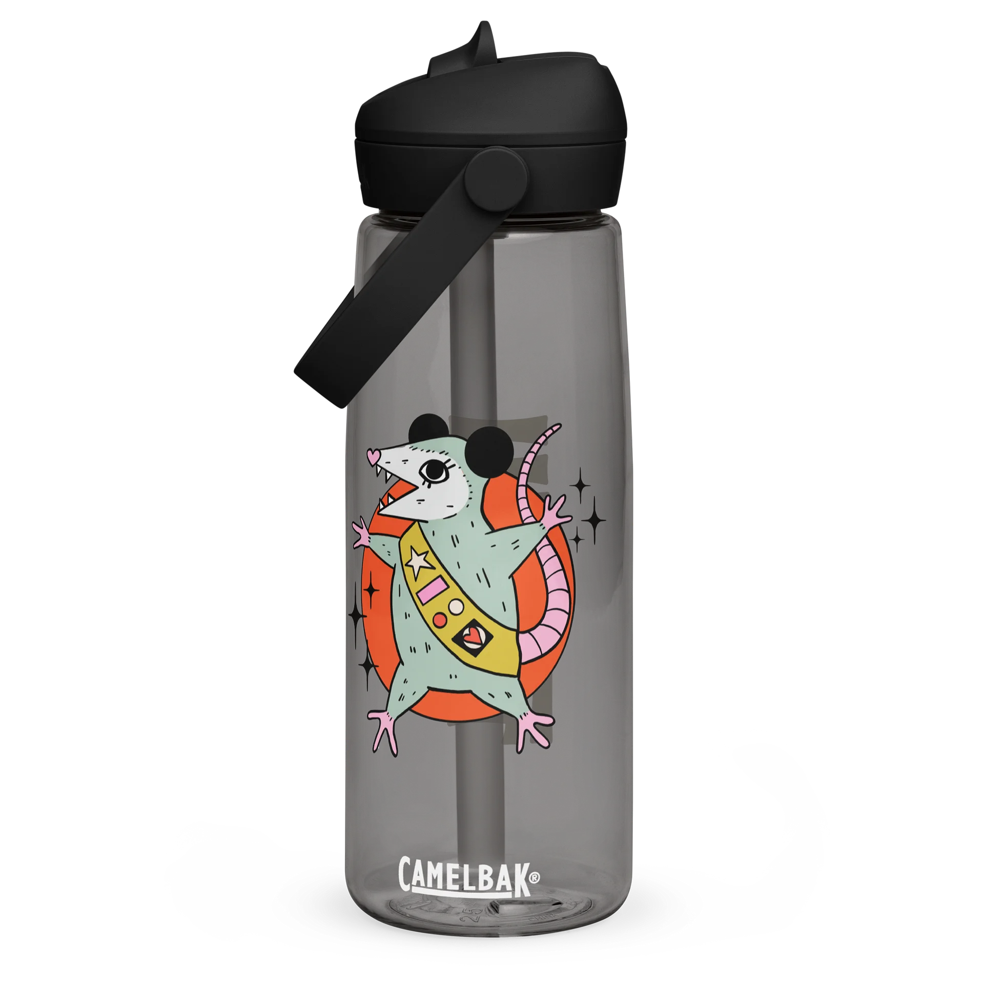 Trash Scouts - Opossum Flip Straw Bottle - 4 Colors product image (1)