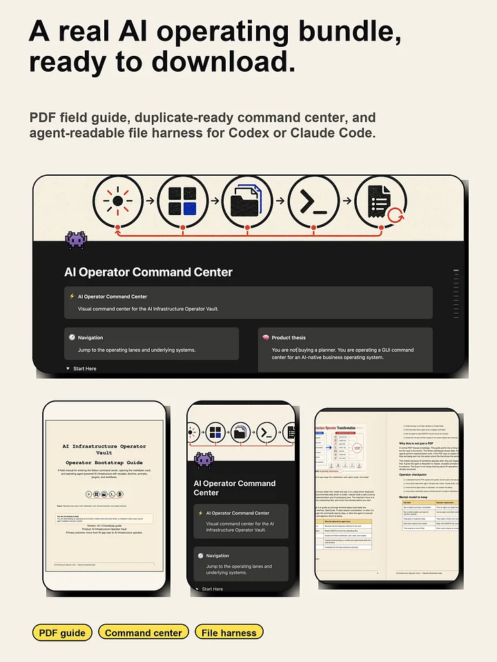 AI Operator Vault - Complete Starter Bundle product image (2)