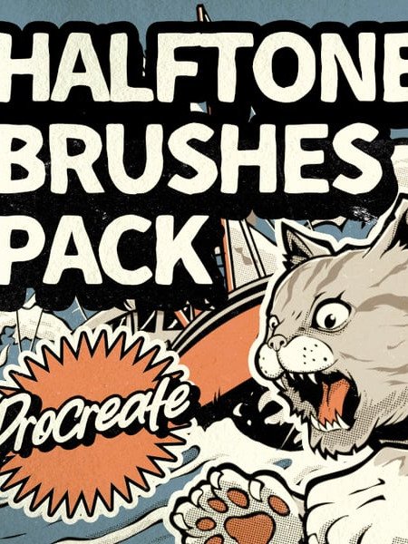 REX BRUSH V1 - Halftone Brushes Set (Procreate) product image (2)