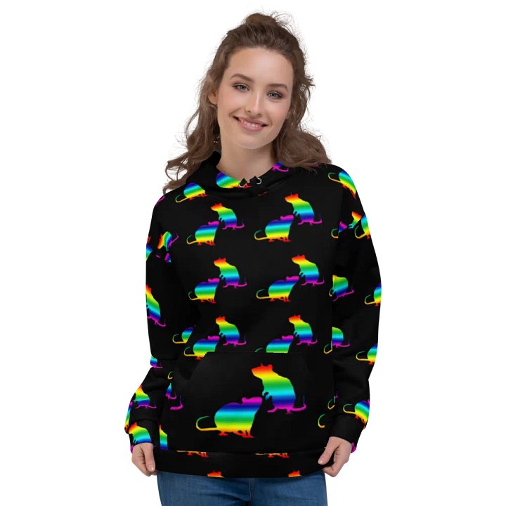 rainbow rats hoody product image (2)