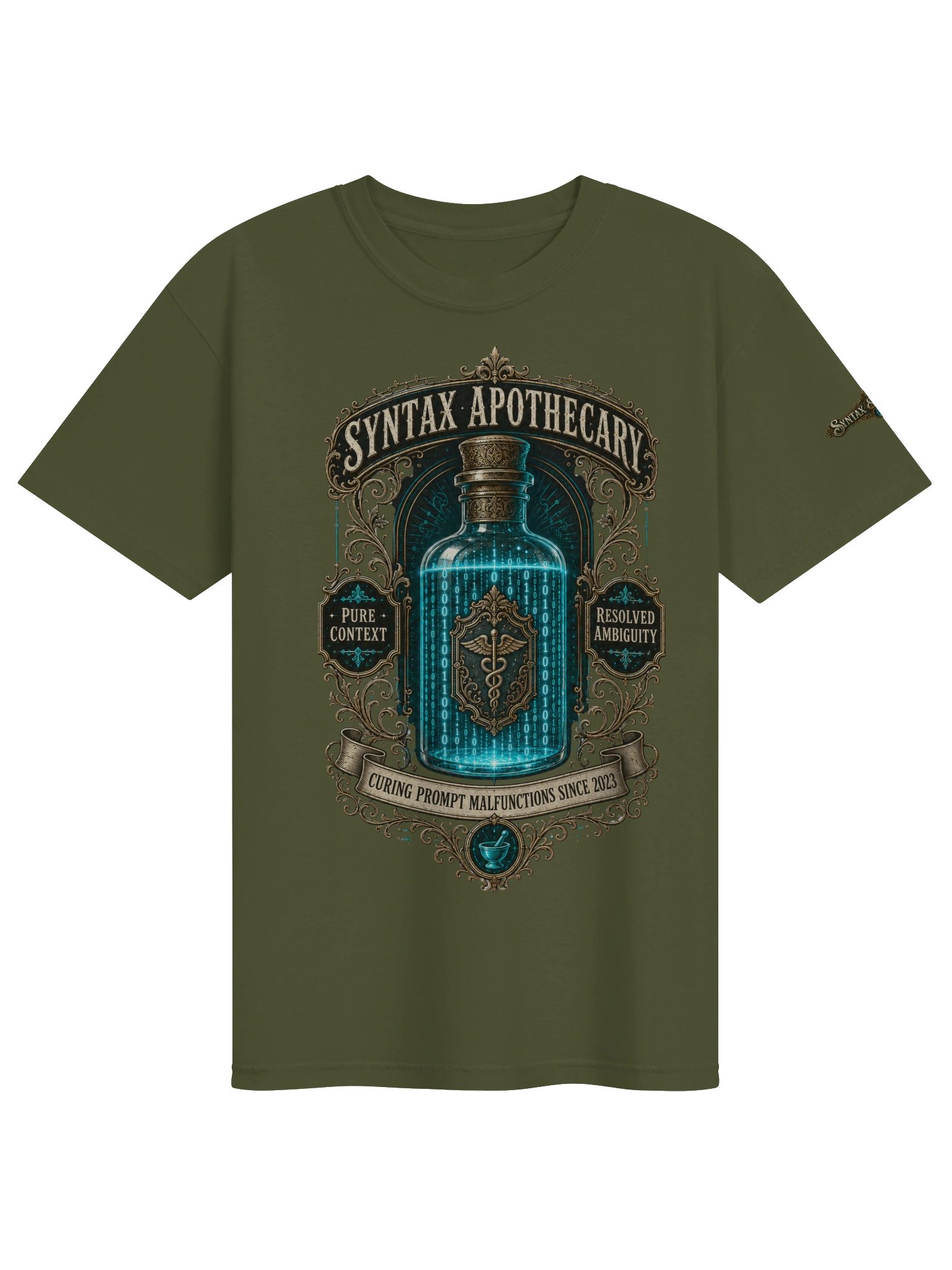 Syntax & Sarcasm — Syntax Apothecary Heavyweight Graphic T-Shirt product image (2)
