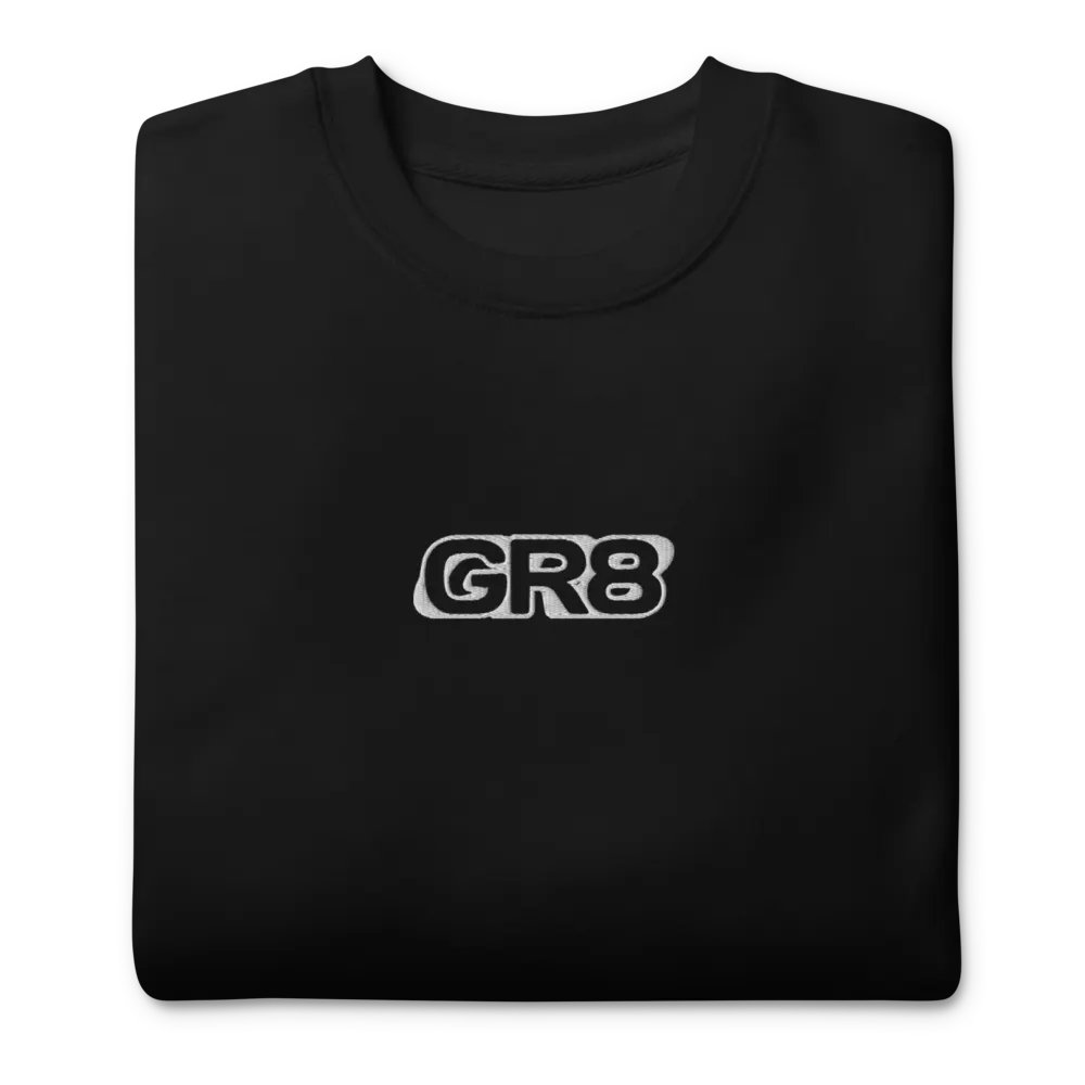 GR8 Minimal Embroidered Sweatshirt (Dark Ver.) product image (5)