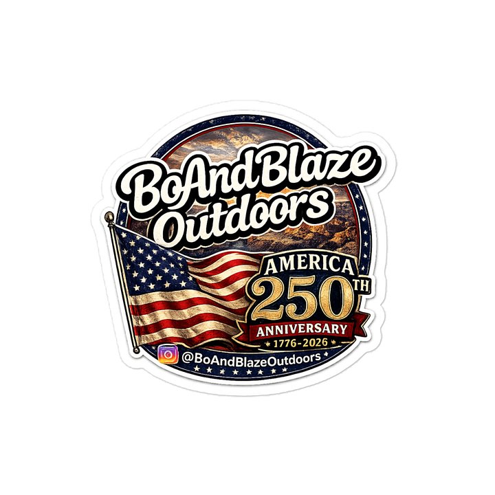 🇺🇸 Bo & Blaze Outdoors America 250th Anniversary Limited Edition Sticker product image (2)