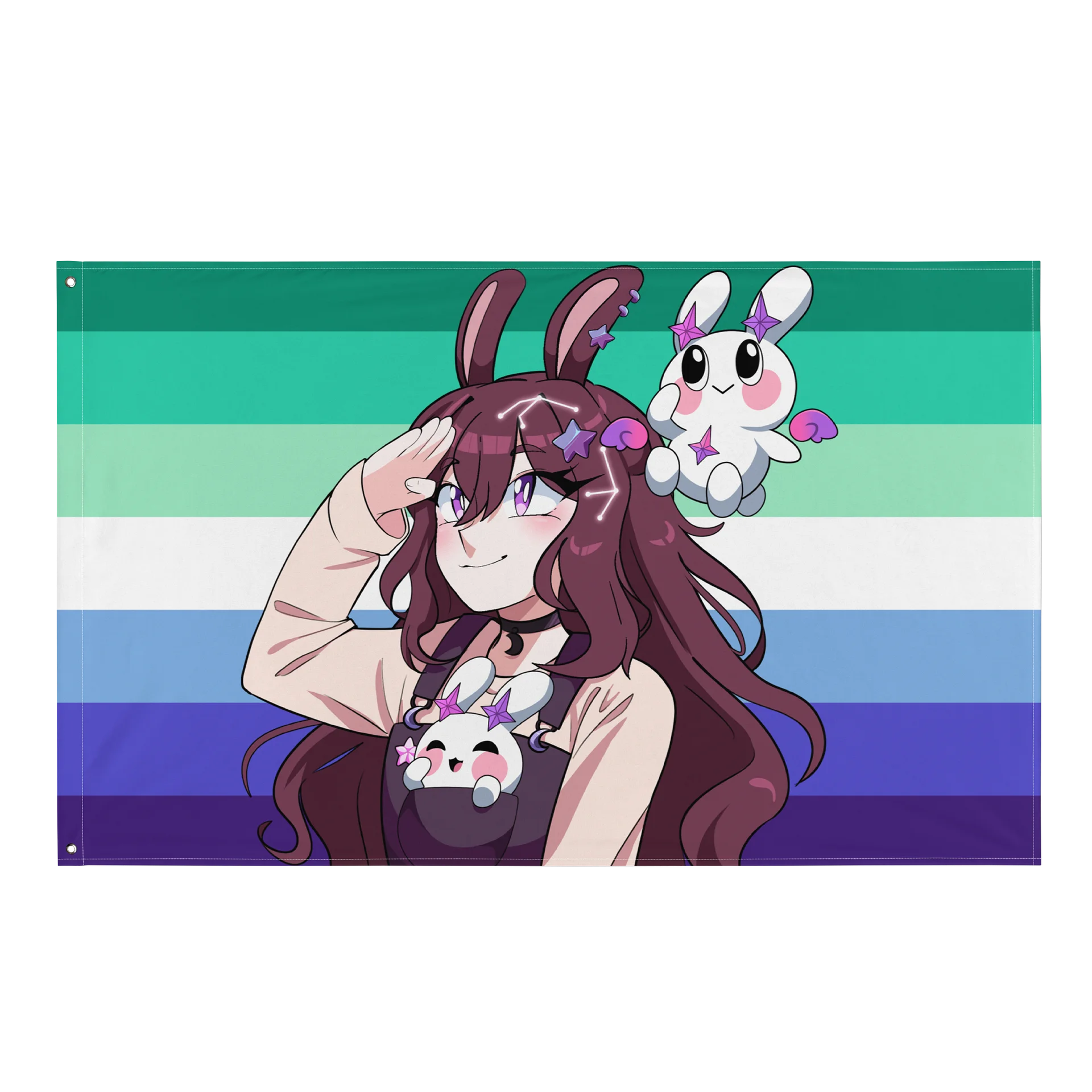 MLM Pride Flag - featuring Yuwuna and Mellow! product image (1)