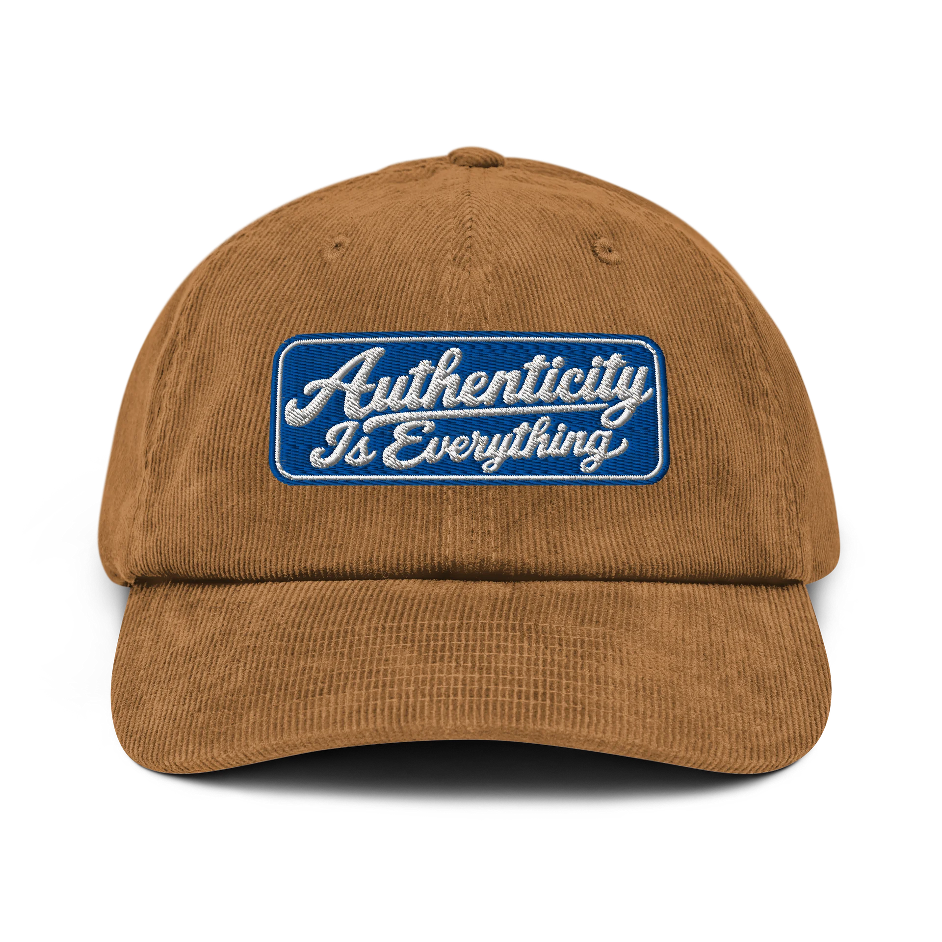 Corduroy Script Logo hat product image (1)
