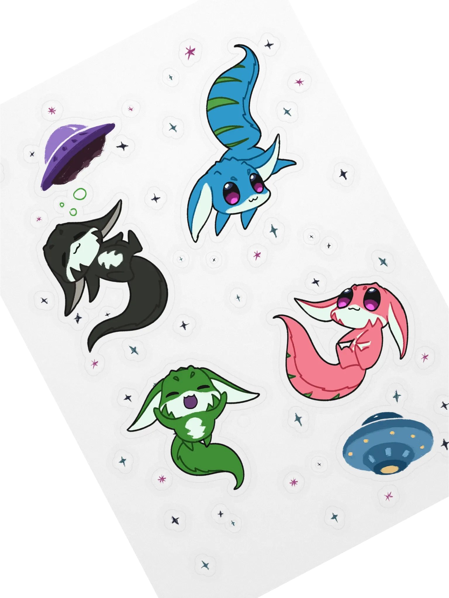 HATCHLING STICKER SHEET product image (1)