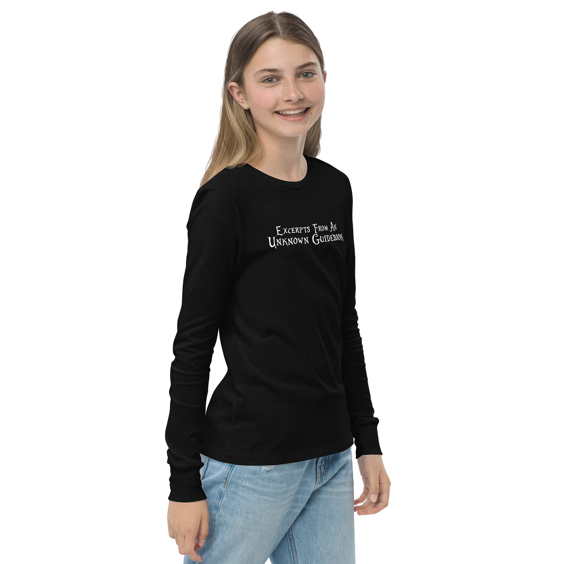 Excerpts From An Unknown Guidebook - Bella+Canvas Youth Long Sleeve T-Shirt product image (4)