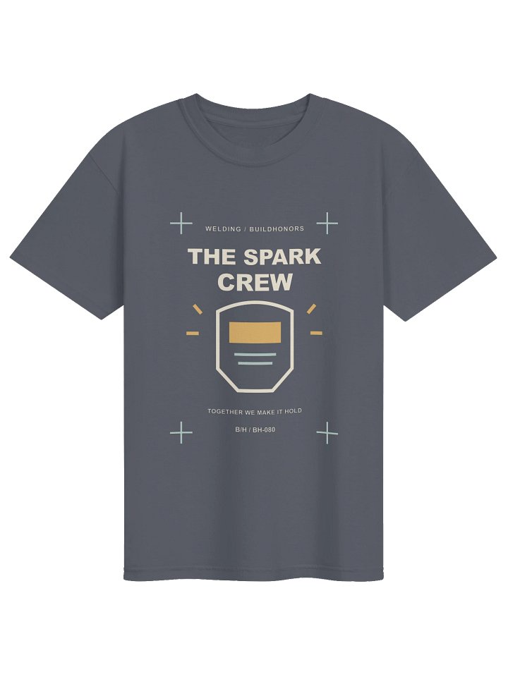 The Spark Crew supplier garment mockup
