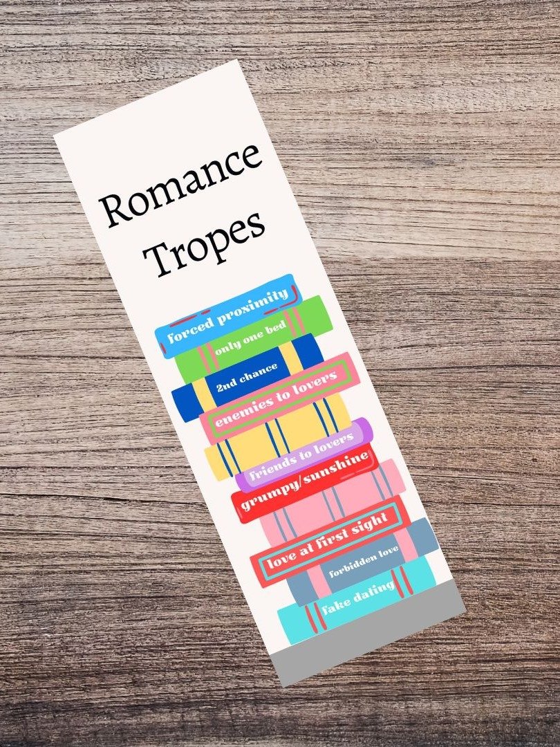 Romance Tropes Bookmark product image (1)