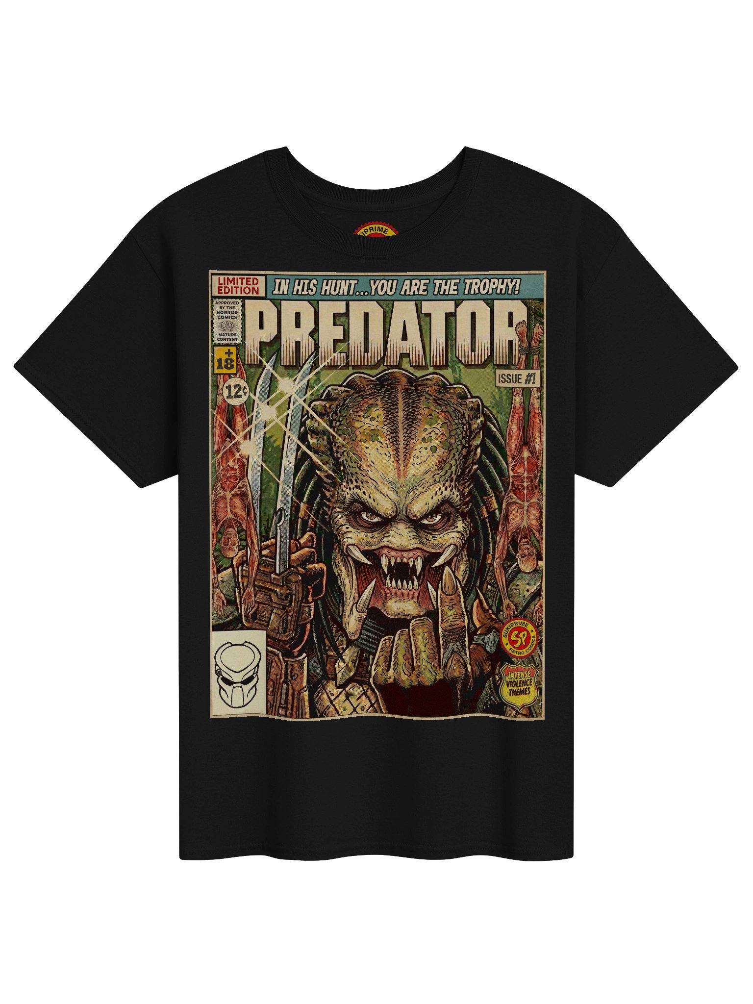 Predator Movie Comic Art (3) T-Shirt product image (1)