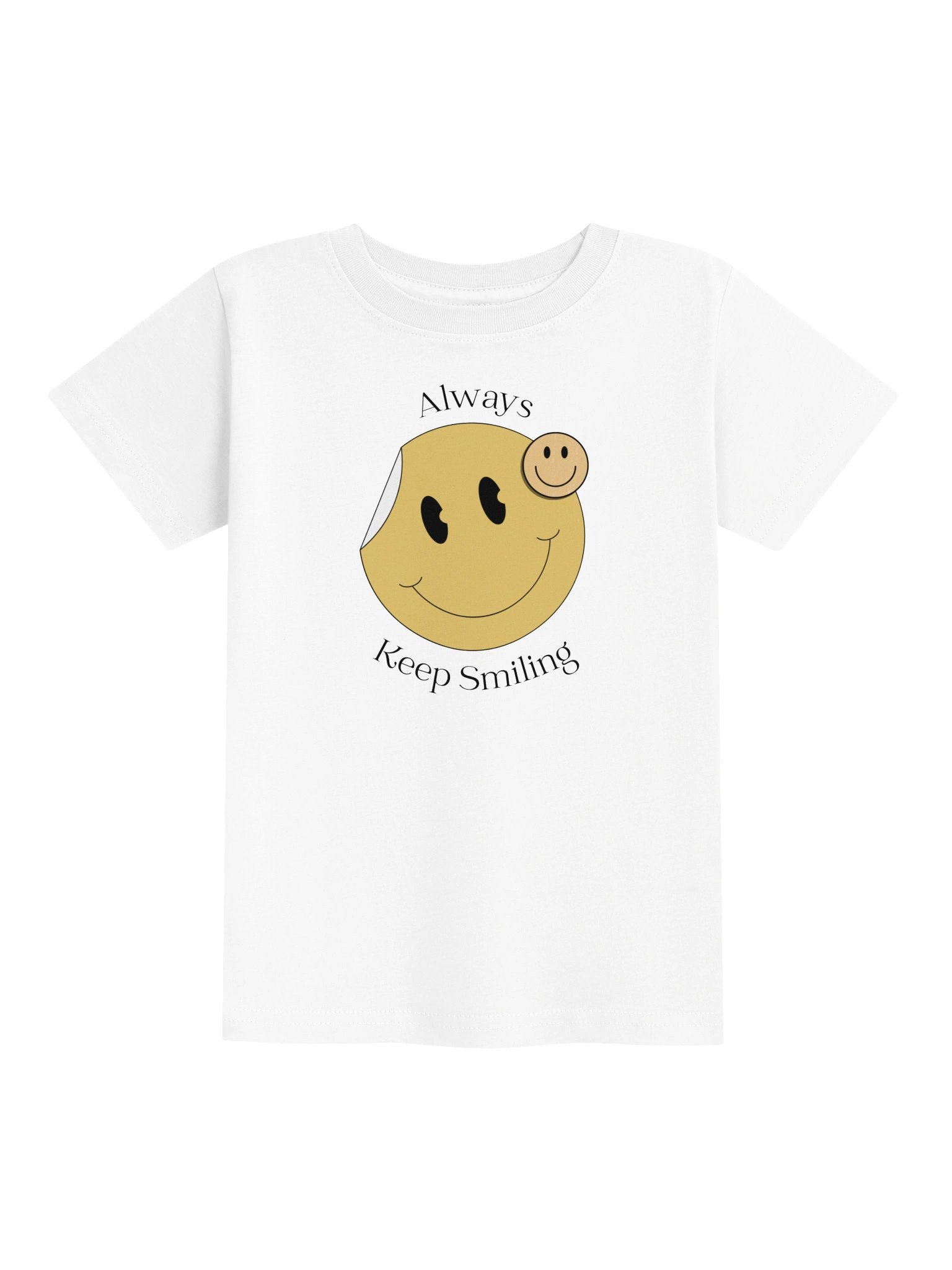 Double Smiley Toddler Tee product image (1)