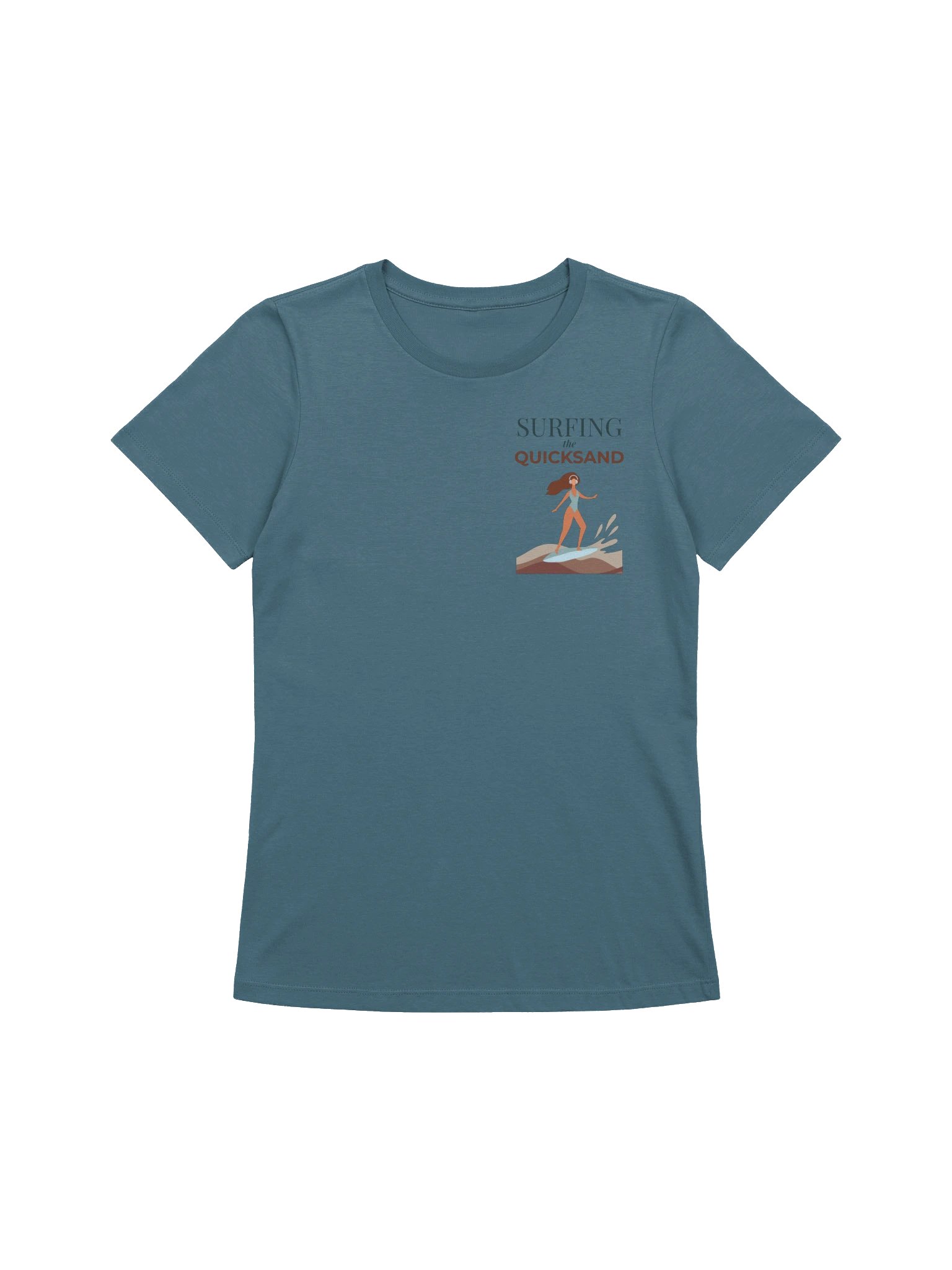 Surfing the Quicksand Podcast Women's Supersoft Tee product image (1)