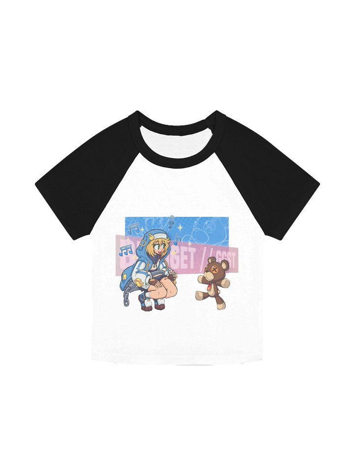 "Roger's First Steps!" Women's Raglan Baby Tee product image (1)