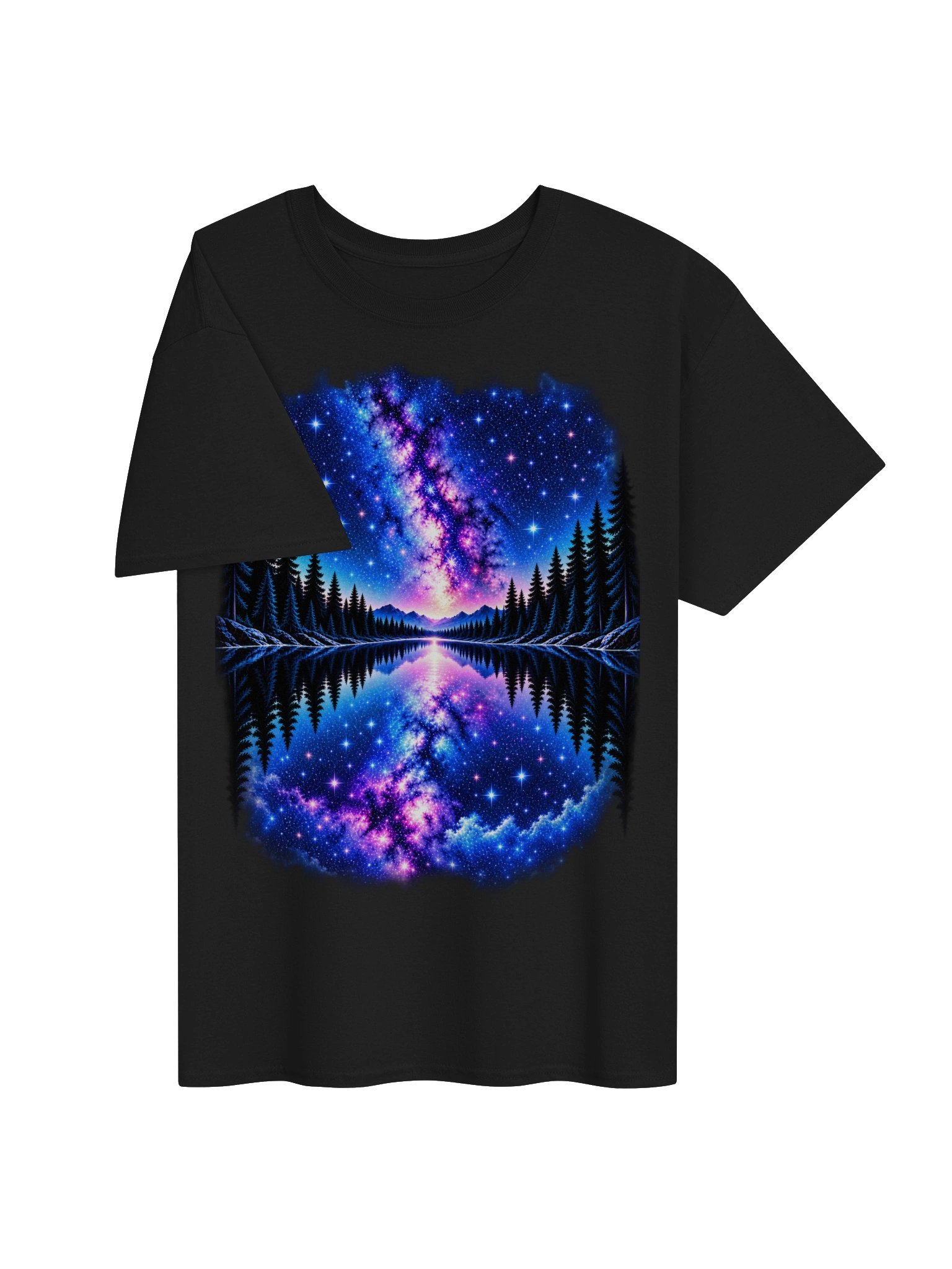 Midnight Lake — Milky Way Reflection Tee product image (3)