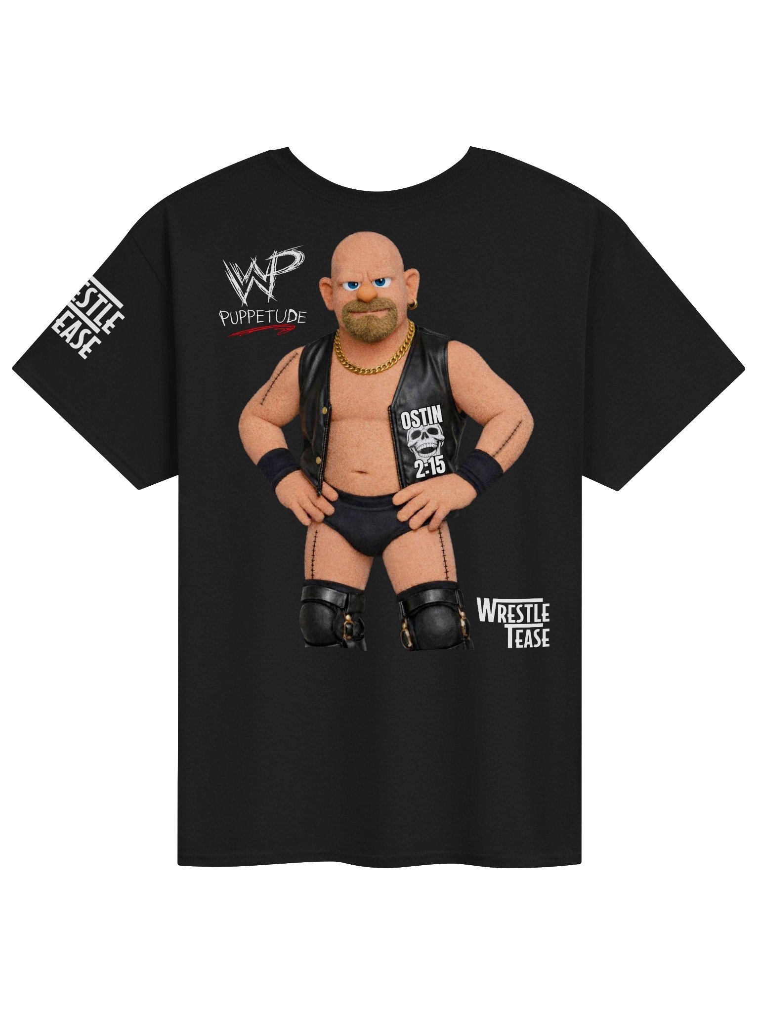 Bone Cold Steed Ostin Tee V4 w/ Sleeve & Back print product image (2)