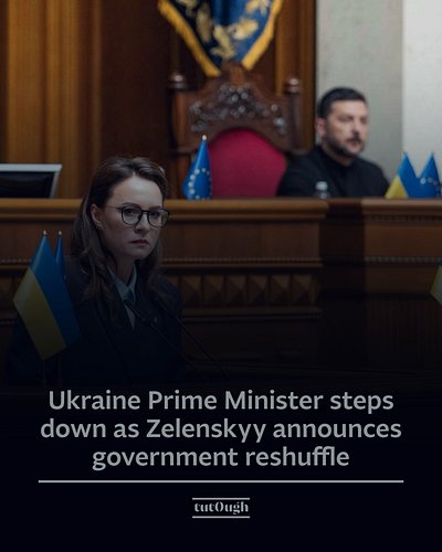 🇺🇦Ukraine Prime Minister Yulia Svyrydenko has resigned as President Volodymyr Zelenskyy announced a new phase of government r...