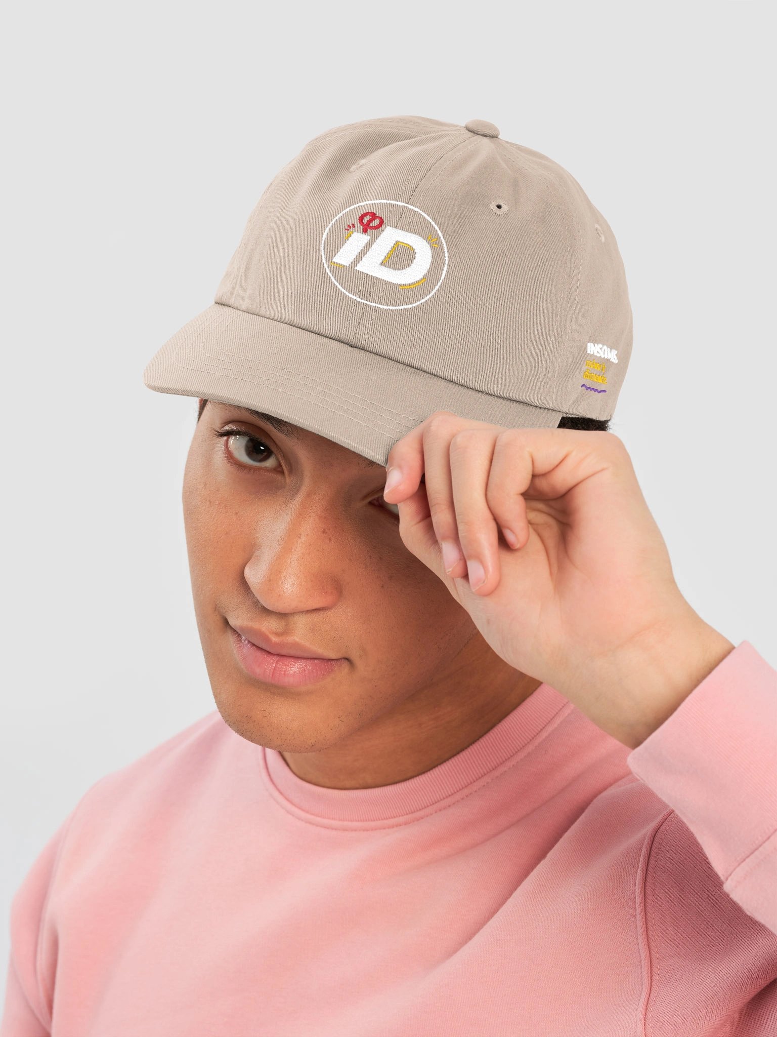 Casquette brodée Crème product image (5)