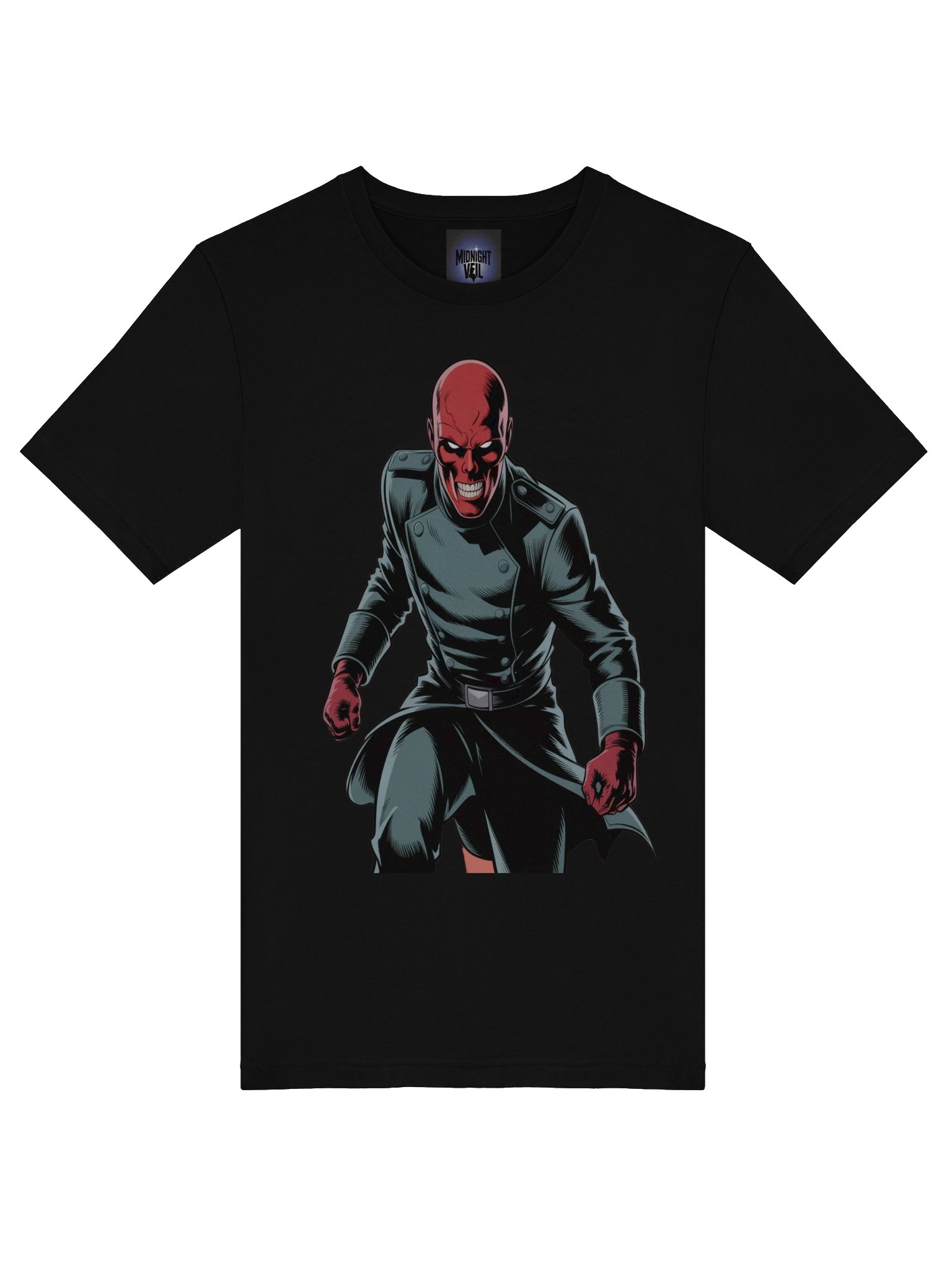Crimson Eclipse: Red Skull Supersoft Graphic T-Shirt product image (7)