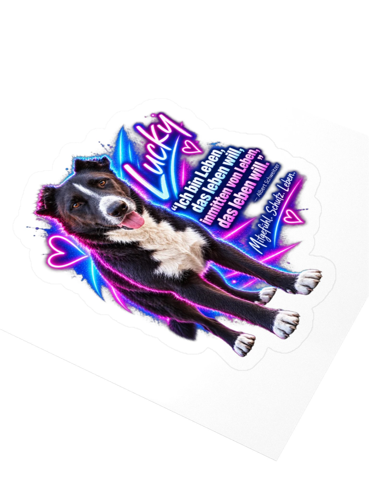 Lucky – Mitgefühl. Schutz. Leben. Sticker product image (3)