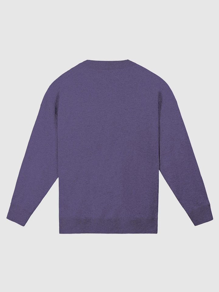 CURRENTLY IN BURNOUT (lg. design, lilac and violet) knitwear relaxed crewneck product image (6)