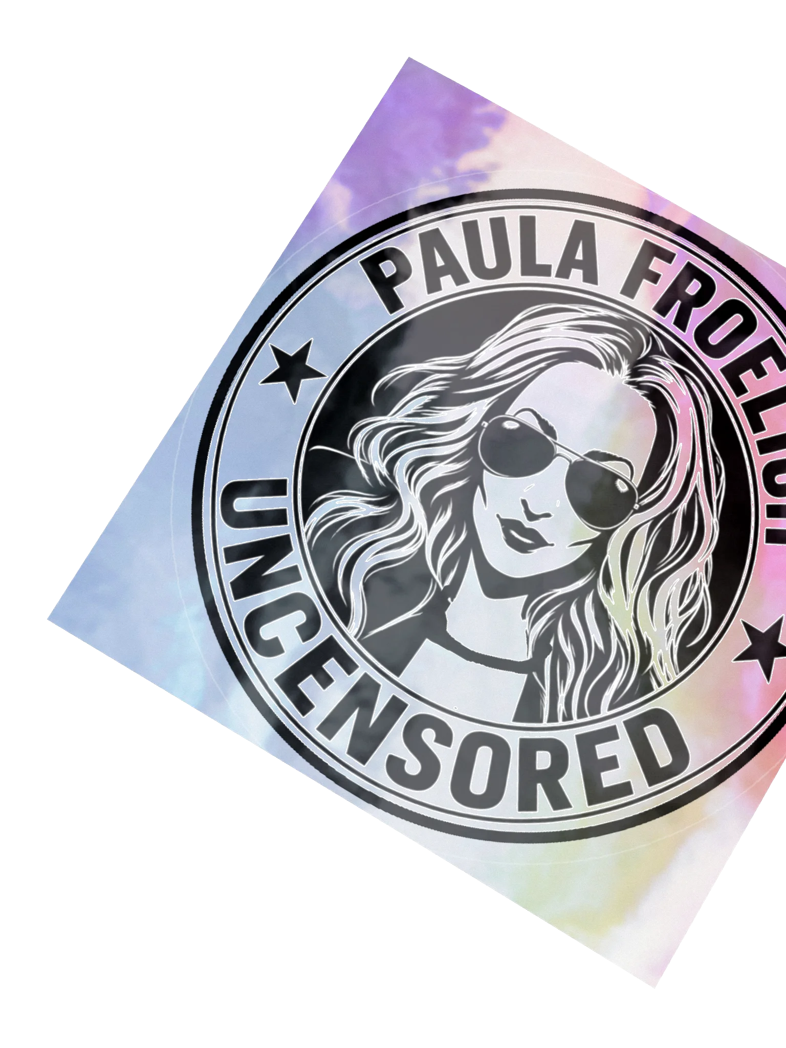 Paula Froelich: Uncensored Holographic XL Sticker product image (2)