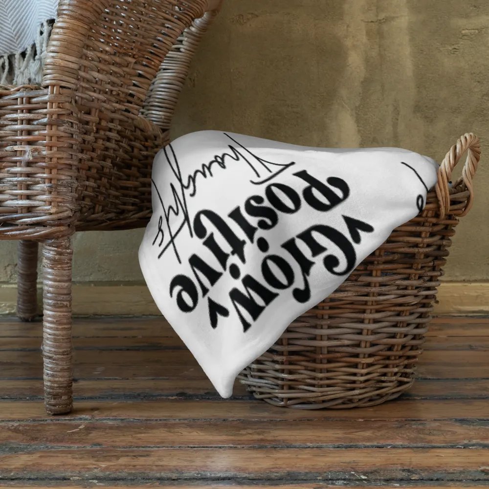 Grow Positive Thoughts Blanket product image (12)