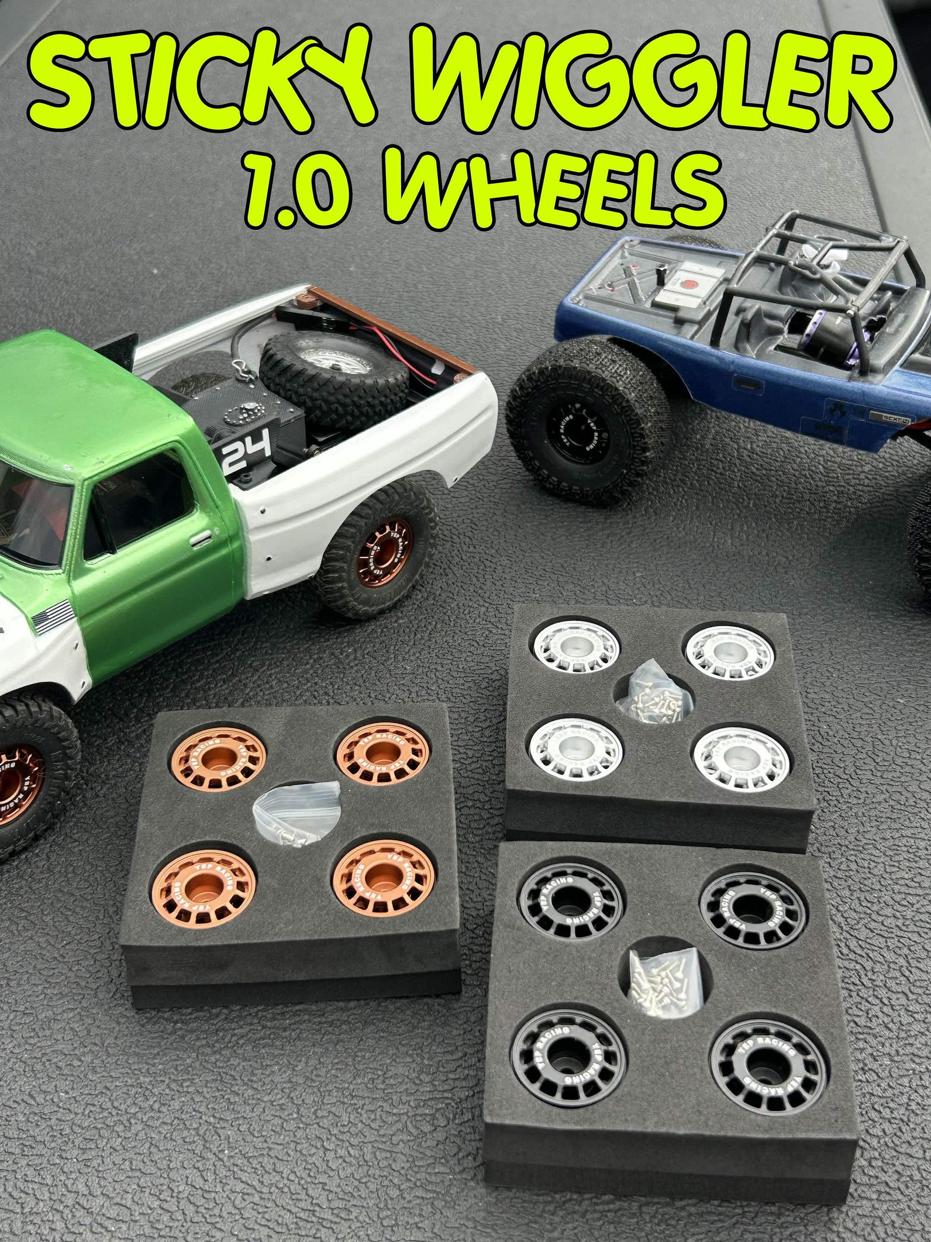 **AVAILABLE 1PM TODAY** STICKY WIGGLER WHEELS product image (1)